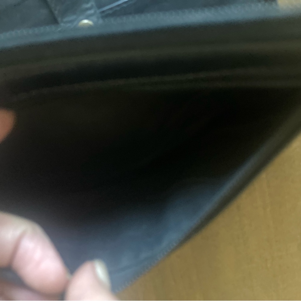 Black Leather Wrist Wallet - Wilson Leather - Picture 7 of 7